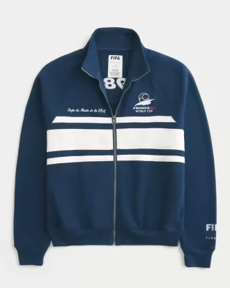 1998 FIFA Wereldbeker Frankrijk Grafisch Fleece Trainingsjack 1998 FIFA Wereldbeker Frankrijk Grafisch Fleece Trainingsjack