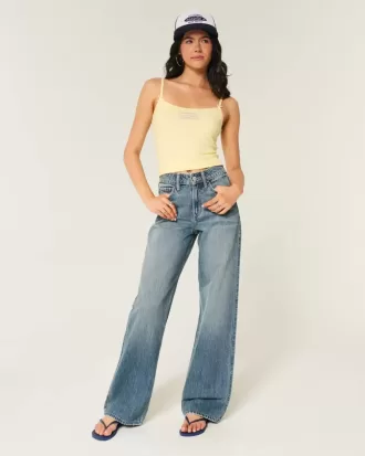 Baggy jeans met hoge taille Baggy jeans met hoge taille