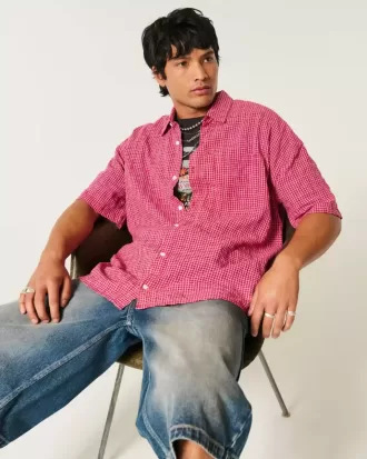 baggy shirt met korte mouwen 1 3 330x413 - Baggy shirt met korte mouwen