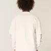 Boxy gelaagd thermisch grafisch shirt Boxy gelaagd thermisch grafisch shirt