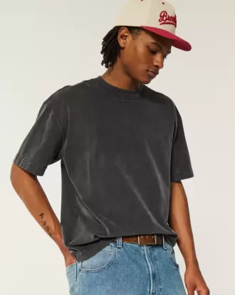 Boxy Heavyweight Washed Crew T-shirt Boxy Heavyweight Washed Crew T-shirt