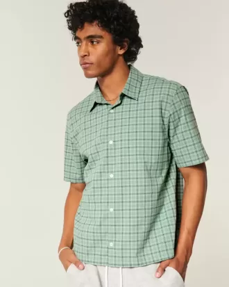 Boxy shirt met korte mouwen Boxy shirt met korte mouwen