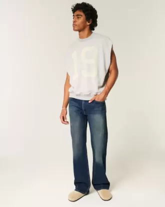 Donkere, relaxte bootcut jeans Donkere, relaxte bootcut jeans