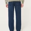 Donkere wassing losse jeans Donkere wassing losse jeans