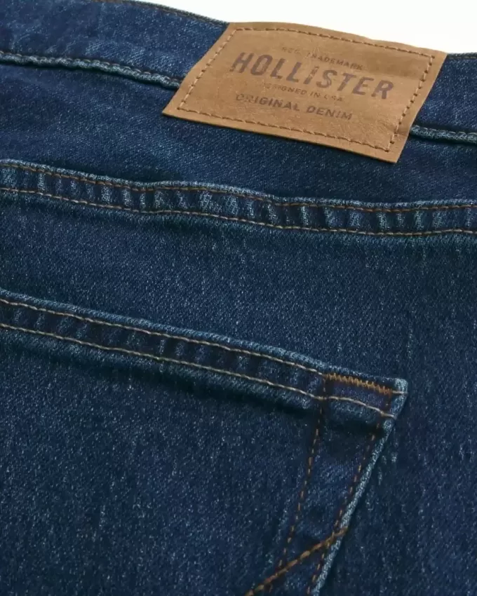 Donkere wassing losse jeans Donkere wassing losse jeans