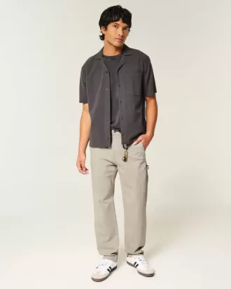 Geborduurde losse schildersjeans Geborduurde losse schildersjeans