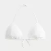 Gehaakte triangelbikinitop met pailletten Gehaakte triangelbikinitop met pailletten