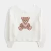 Gemakkelijk te naaien grafische slouchy crew trui Gemakkelijk te naaien grafische slouchy crew trui