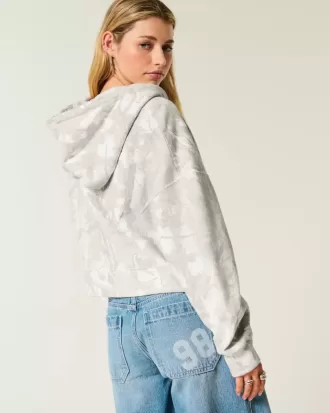 Gemakkelijke camouflage hoodie met rits Gemakkelijke camouflage hoodie met rits
