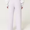 Gezellige geribbelde baggy broek met trekkoord Gezellige geribbelde baggy broek met trekkoord