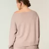Gezellige off-shoulder trui met strik van Gilly Hicks