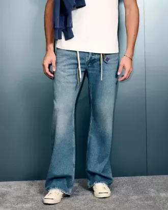 Hermosa Medium Wash Relaxed Bootcut Jeans Hermosa Medium Wash Relaxed Bootcut Jeans