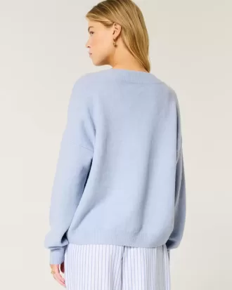 Hollister Comfy Cloud Oversized V-halstrui Hollister Comfy Cloud Oversized V-halstrui