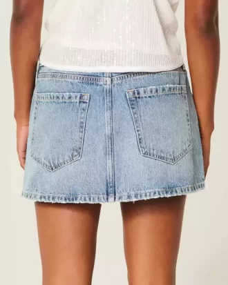 Lage denim minirok Lage denim minirok