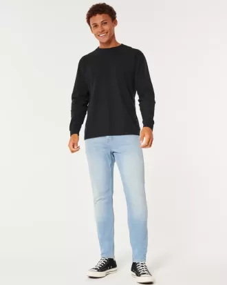 Licht gewassen atletische skinny jeans Licht gewassen atletische skinny jeans