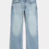 Licht gewassen relaxte bootcut jeans Licht gewassen relaxte bootcut jeans